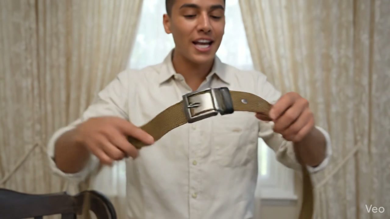 Cow Dung Fabric ( Gomaya) Men's Auto-Lock Belt