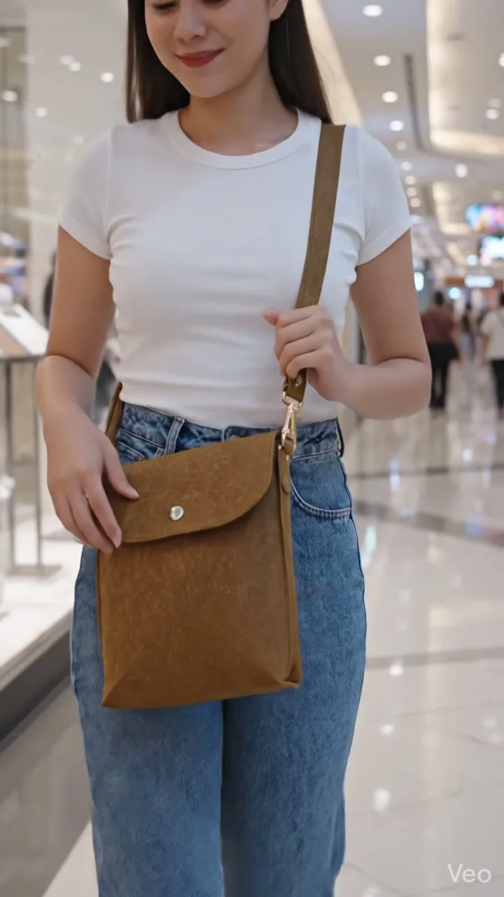 Gomaya Cow Dung Fabric Ladies Sling Bag