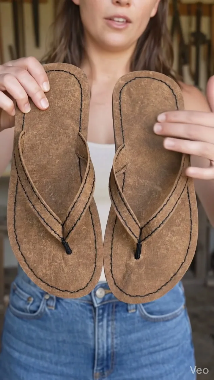 Gomaya Cow Dung Fabric Slippers